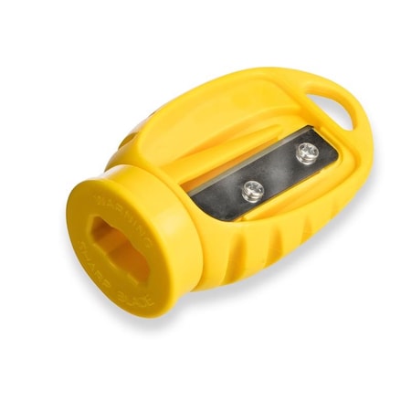 Ch Hanson C.H. Hanson 9.37 in. L Carpenter Pencil Sharpener Yellow 1 pc 10212
